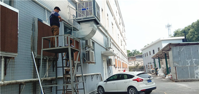 新廠房生產車間怎么降溫通風換氣